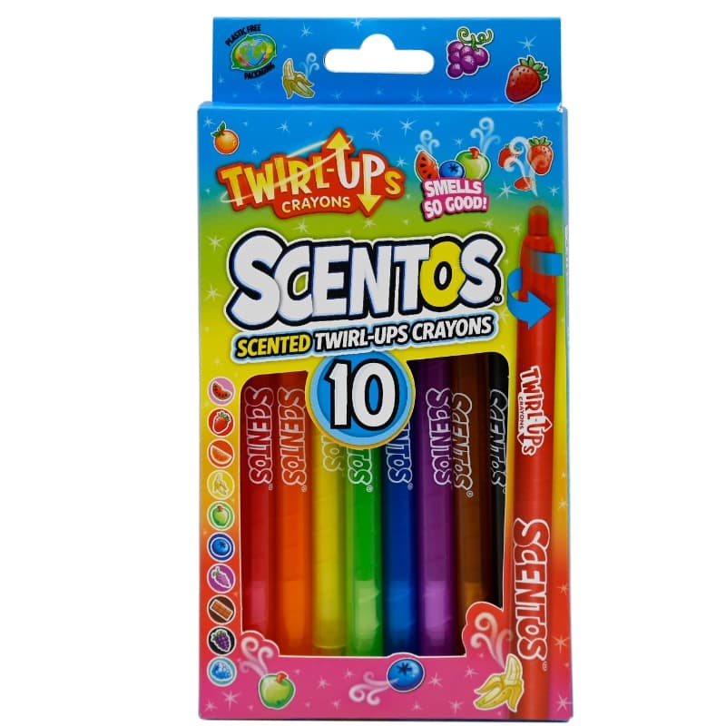 Scentos 10 Scented Twistable Crayons