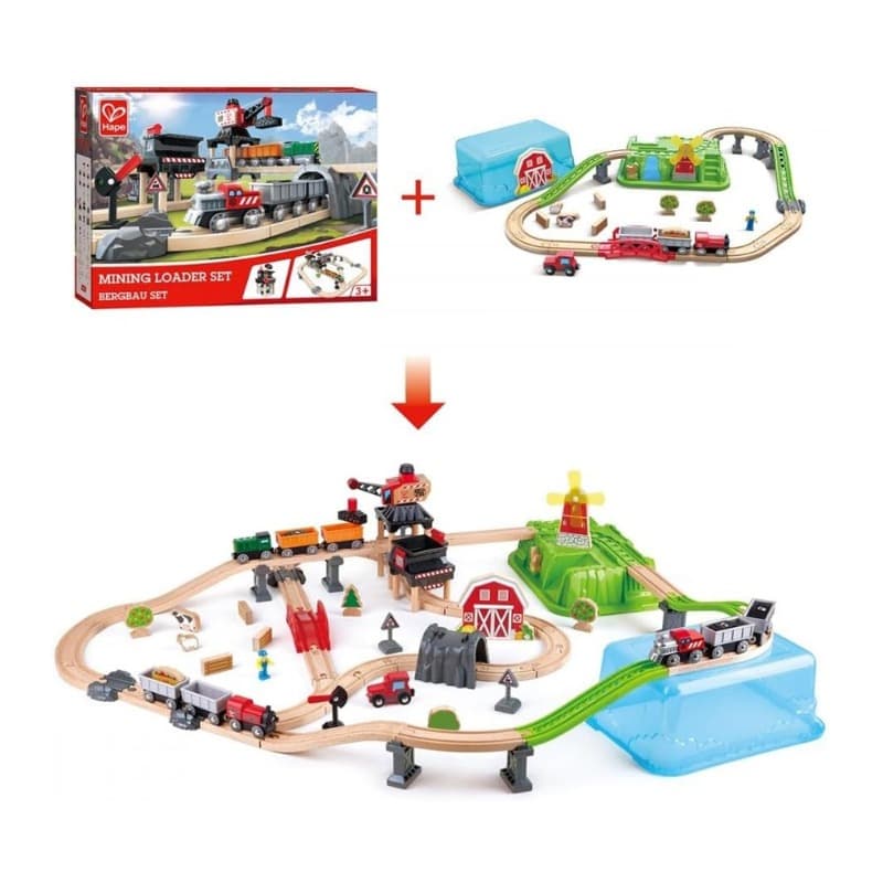 Hape Countryside Train Bucket Set thumbnail 4