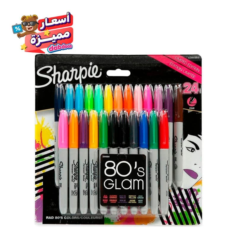 Sharpie - Fine Pack Of 24 Assorted Pastel Markers