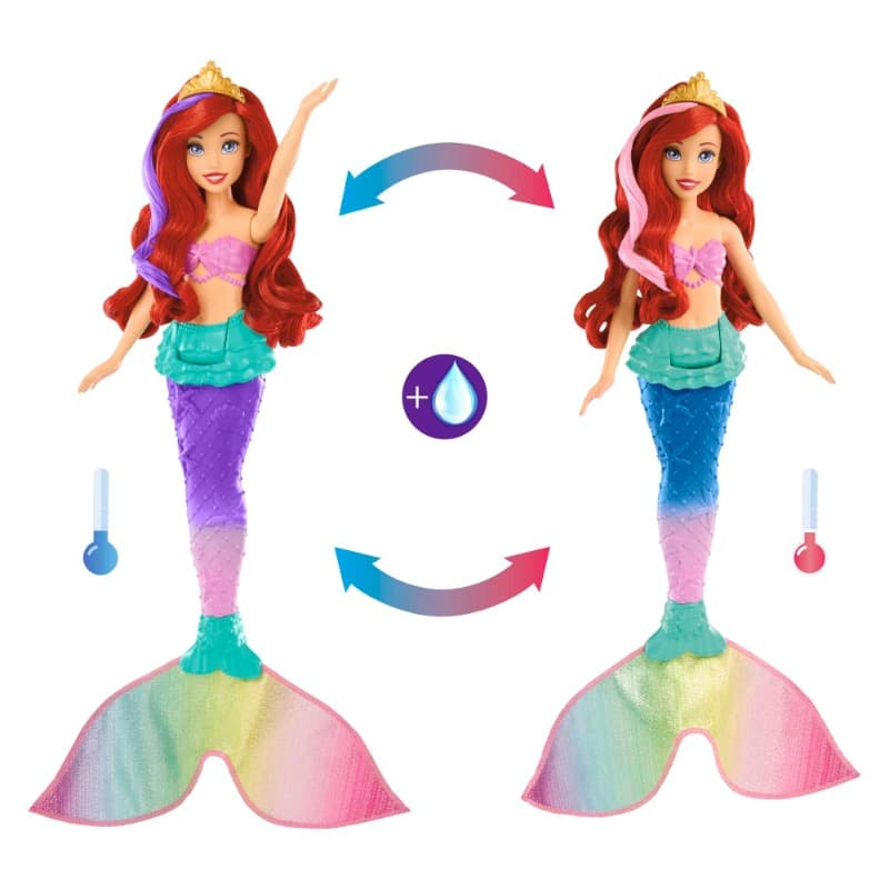 Disney Princess Fashion Doll Ariel Feature Doll thumbnail 4