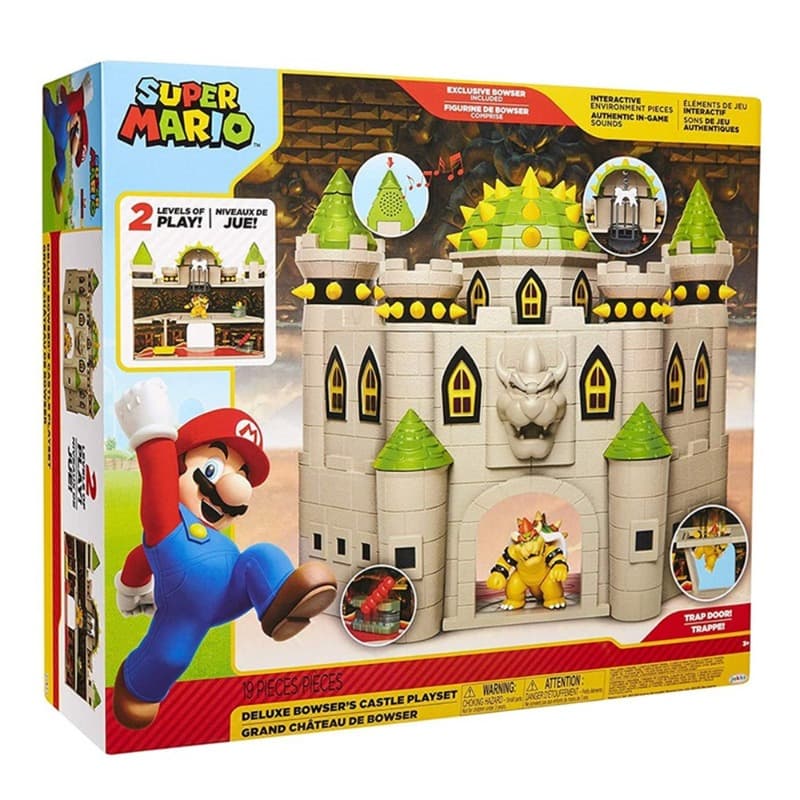 Nintendo 2.5 Bowser Castle Playset Deluxe