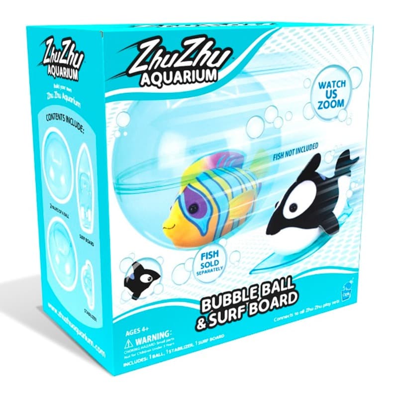 ZhuZhu Aquarium Bubble Ball & Surfboard Set