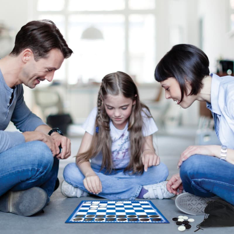 Ambassador Grab and Go Games Chess & Checkers 2 in 1 thumbnail 4