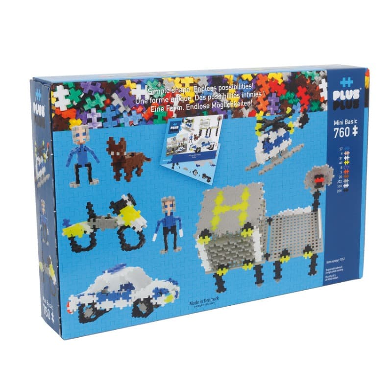 Rescue & Battle Bundle (Plus-Plus Police Building Set + Spin Fighters Blazing Knight Spin Fighters Pack) thumbnail 2