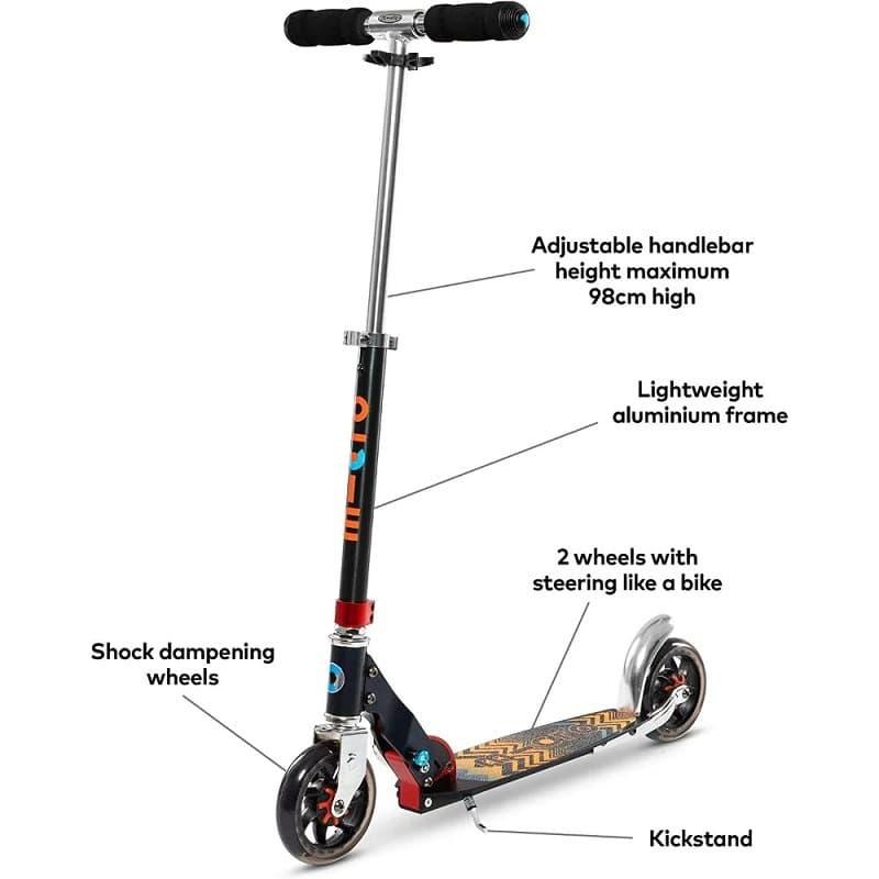 Micro Scooter Speed Pattern Black thumbnail 2