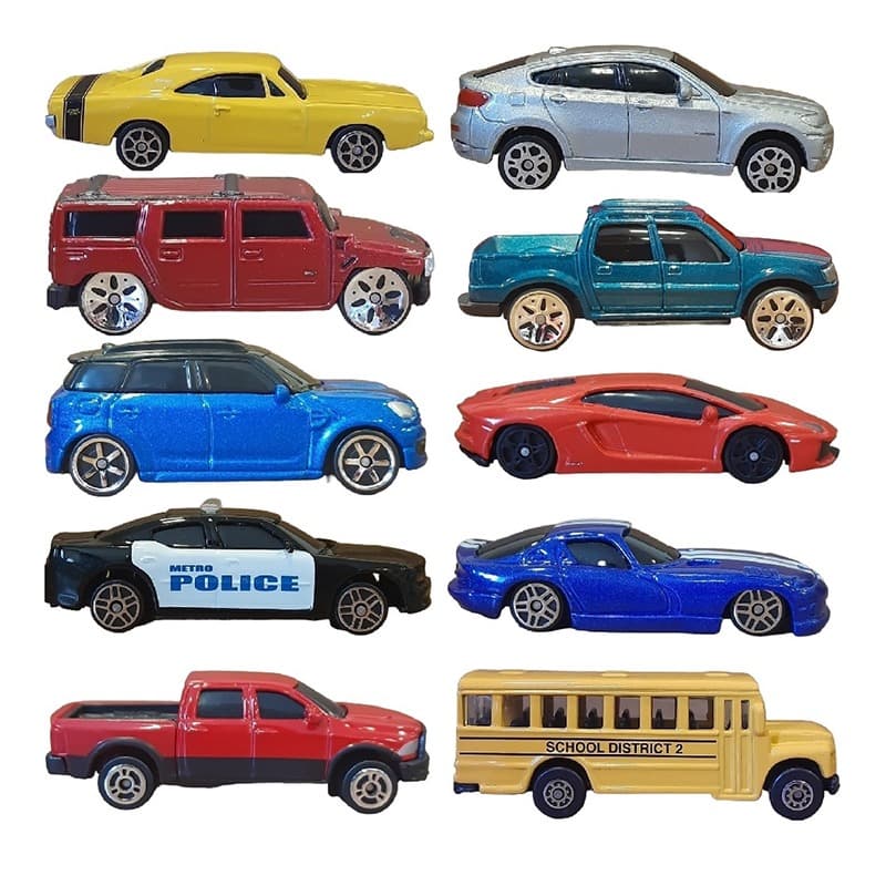 Maisto Fresh Metal 20 Pcs Vehicle Pack - Multi shapes thumbnail 4