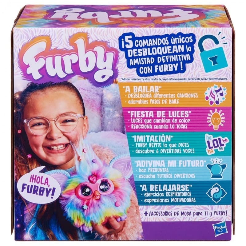 Furby Tie Dye Interactive Plush Toy thumbnail 5