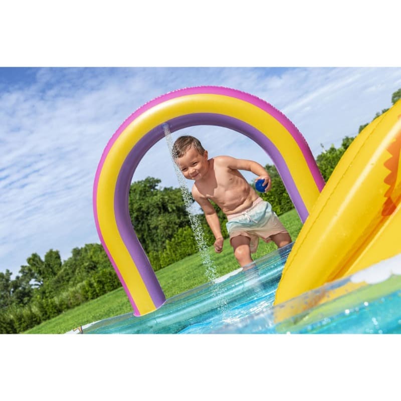Bestway Rainbows 'N Rays Play Center – Colorful Kids Inflatable Pool thumbnail 2