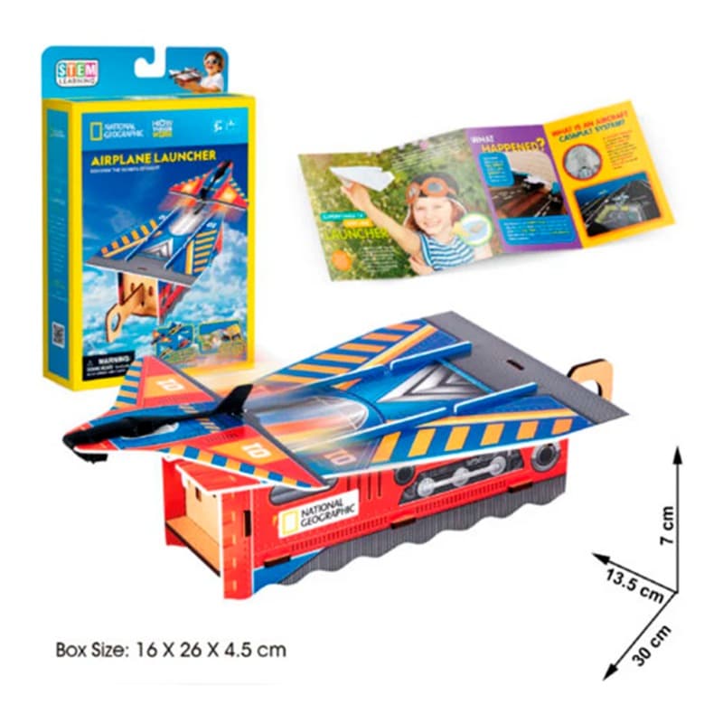 National Geographic 3D Puzzle - Airplane Launcher thumbnail 3