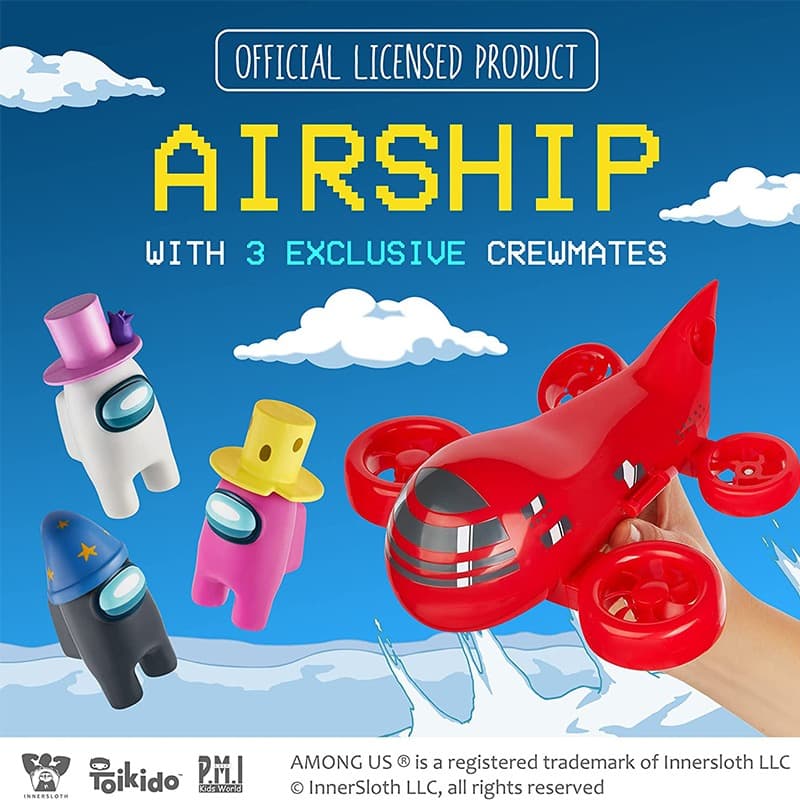 Toikido Among Us Airship Iconic Red Among Us Ship con thumbnail 4