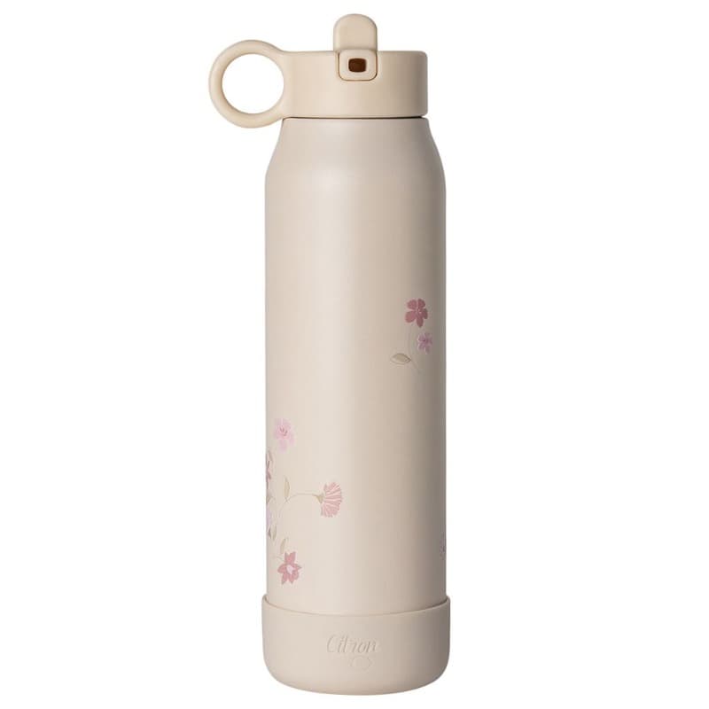 Stainless Steel Water Bottle 350ml - Flower