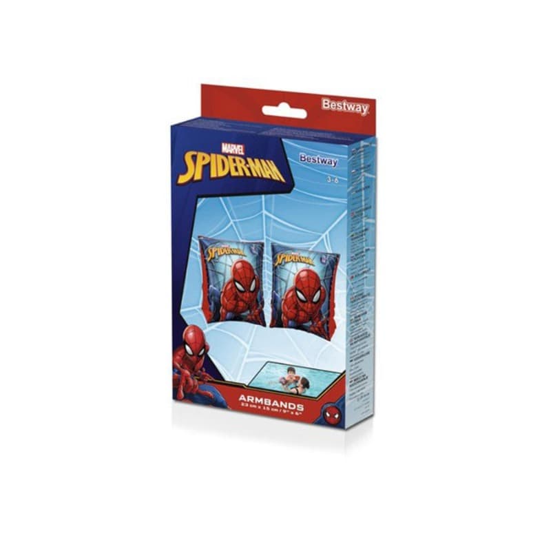 Bestway Spider-Man Inflatable Armbands – Kids Swim Safety Support thumbnail 2