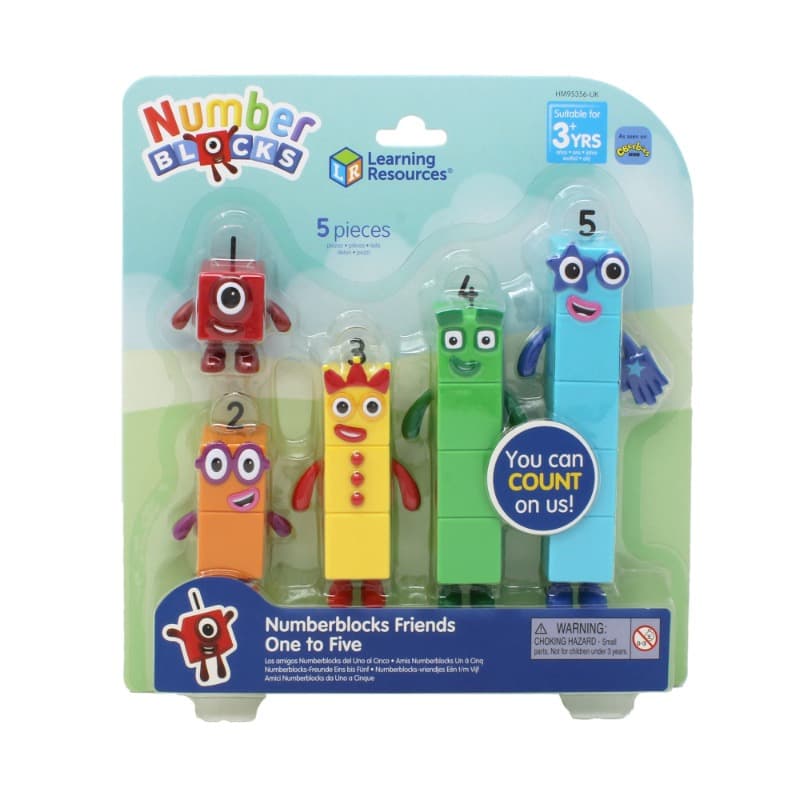 Learning Resources Numberblocks Friends One to Five – 5 Piece Set