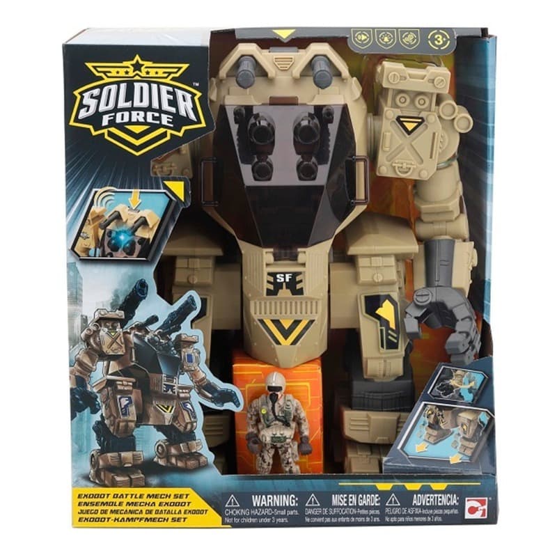 Soldier Force Mech Set + 3-in-1 Blue Robot Bundle thumbnail 2