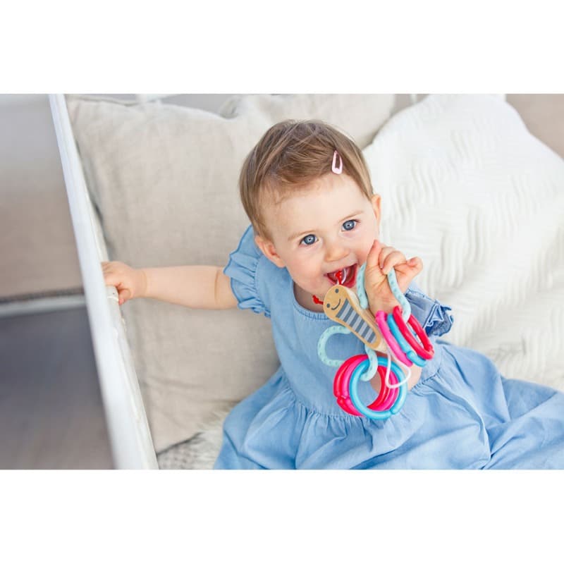 Baby Explorer Bundle (Hape Butterfly Stroller Toy + Hape Figures Wooden Mini Mals) thumbnail 5