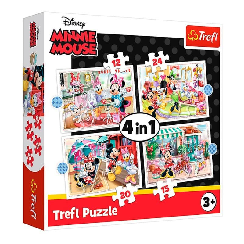 Trefl Disney Minnie with Friends 4 in 1 Puzzle