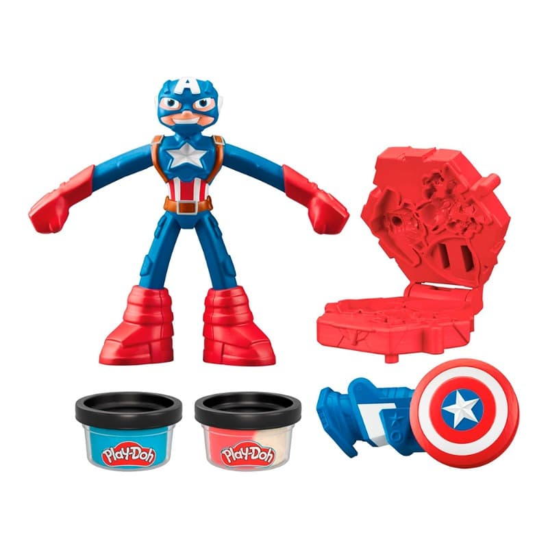 Play Doh Captain America Stamping Shield thumbnail 2