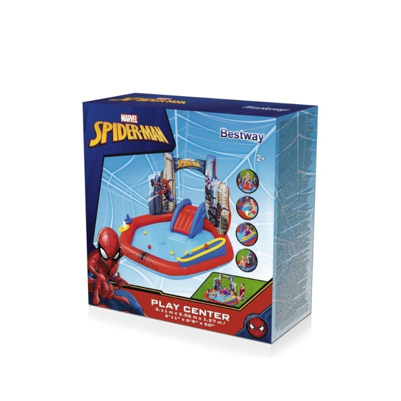 BestWay Inflatable Play Center – Compact Slide & Splash Pool thumbnail 2