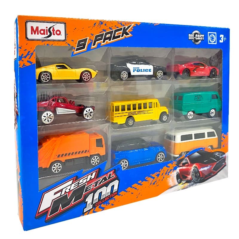 Maisto Die Cast Desert Tour - Pack of 9 thumbnail 2