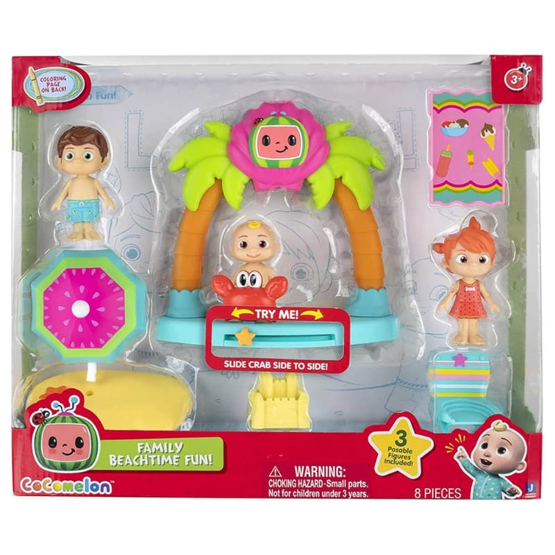 Buy 1 Get 1 Free - Cocomelon Deluxe Beach time Play Time Set thumbnail 2