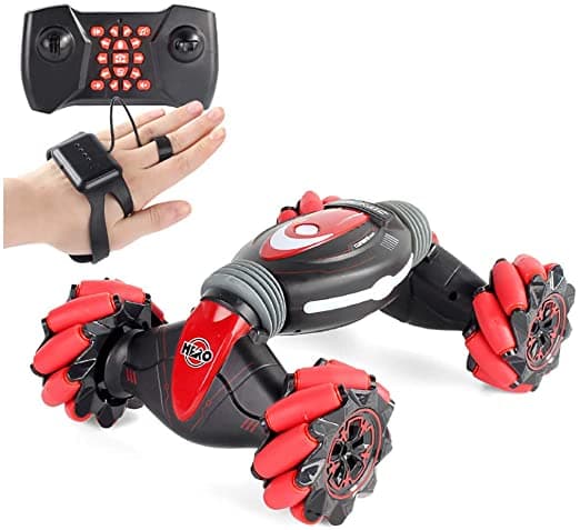 Double Sided Stunt RC Car Red thumbnail 3