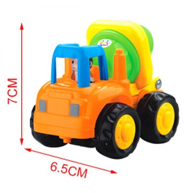Hola Builder 4-WD Construction Truck Cement Mixer - Multicolors thumbnail 2