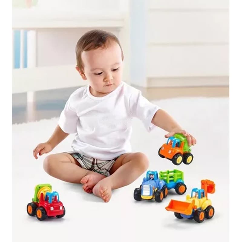 Hola Builder 4-WD Construction Dump Truck - Multicolors thumbnail 2