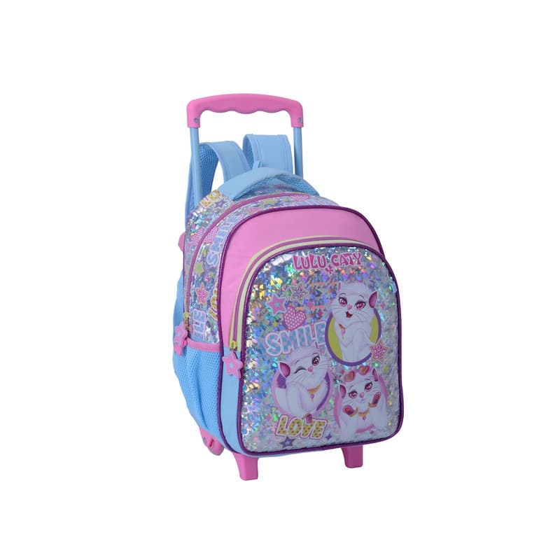 Lulu Caty - Trolley Bag 2 Main Compartments and 2 Side Pockets 13.5" thumbnail 3