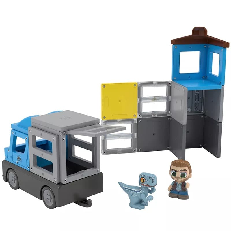 Tile Town Jurassic World Dino Rescue Magnetic Tiles Playset thumbnail 2