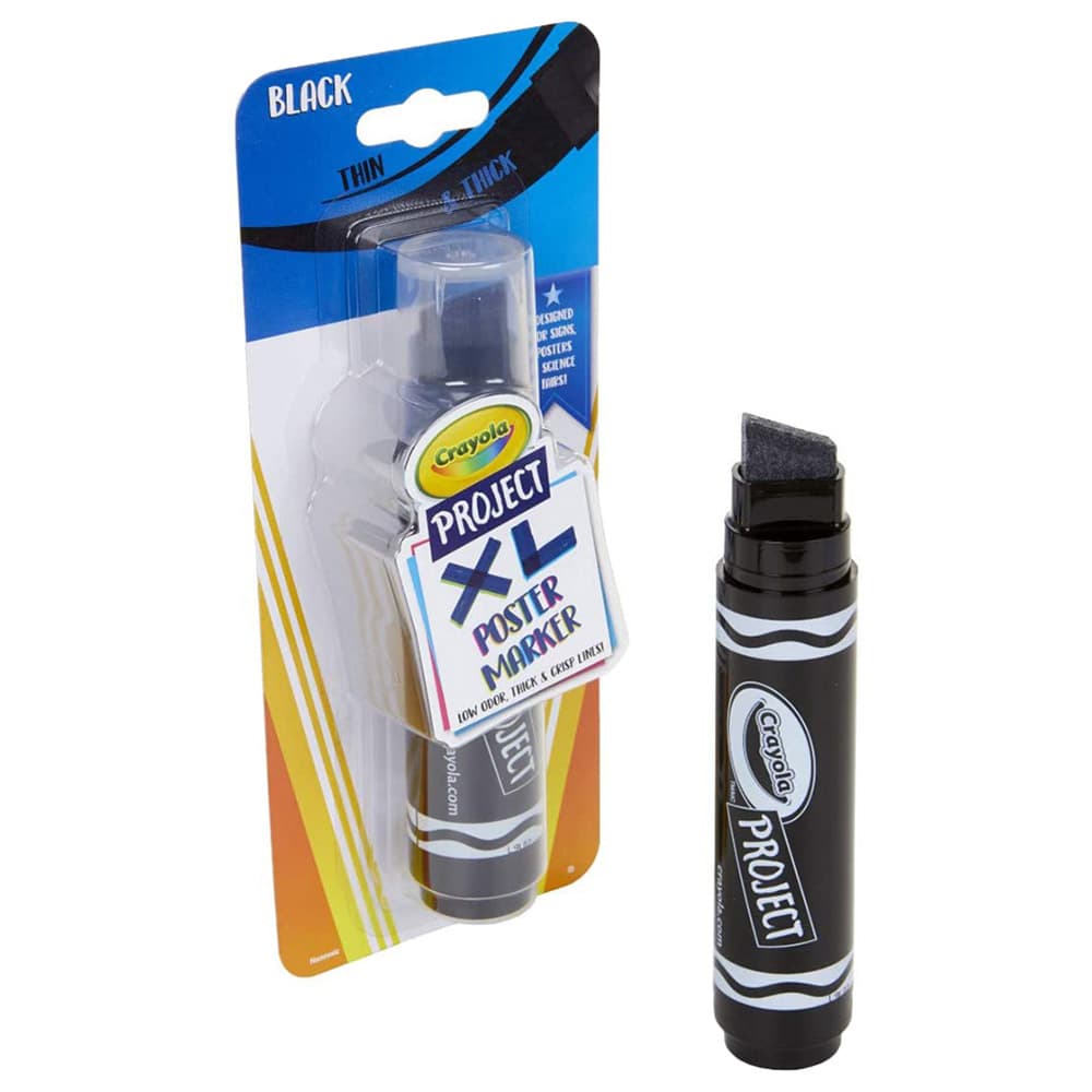 Crayola Project XL Poster Marker-Black thumbnail 3