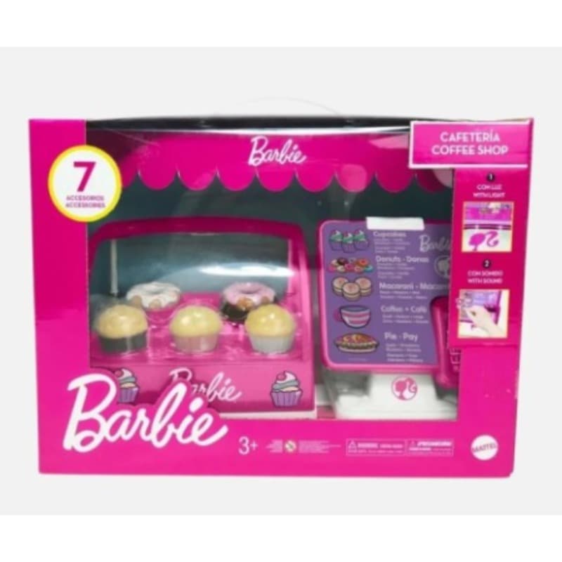 Barbie Cafe Playset with Light and Sound thumbnail 2