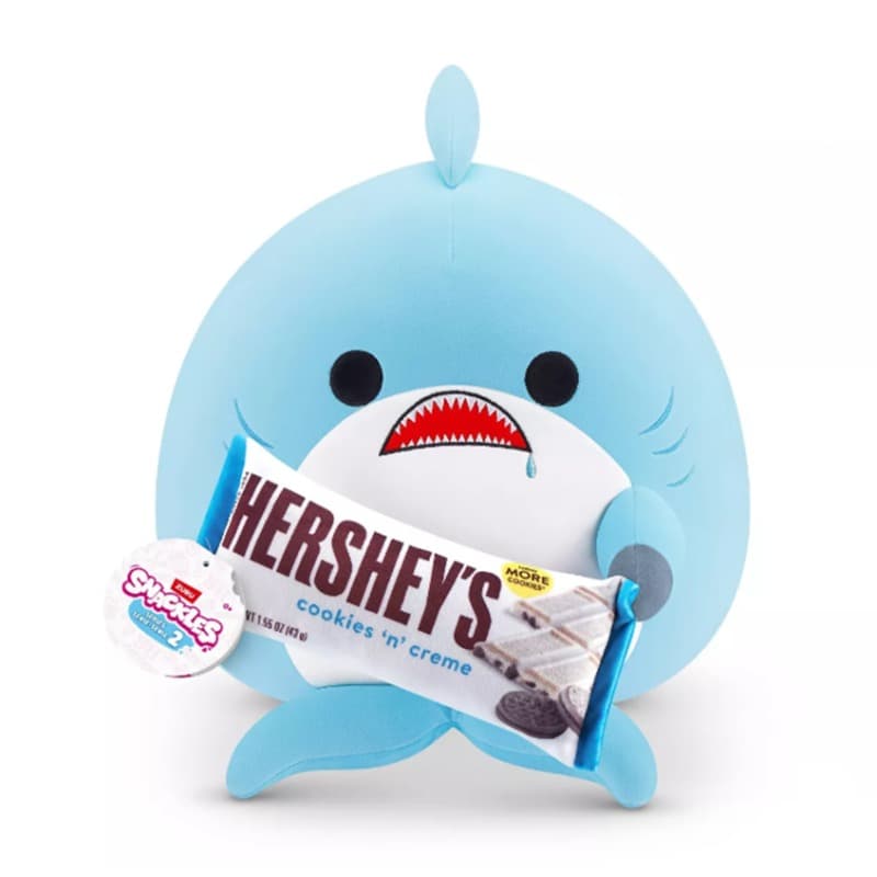 Snackles Shark Plush Toy with Hershey's 13.7 Inch