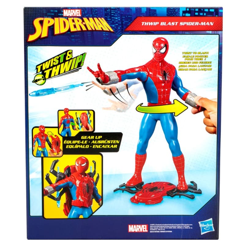 Marvel Spider-Man Thwip Blast Spider-Man Action Figure Set thumbnail 4