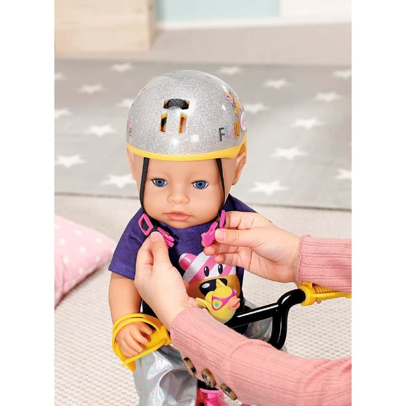 BABY born Bike Helmet for 43 cm Doll - Keeps DolL thumbnail 4