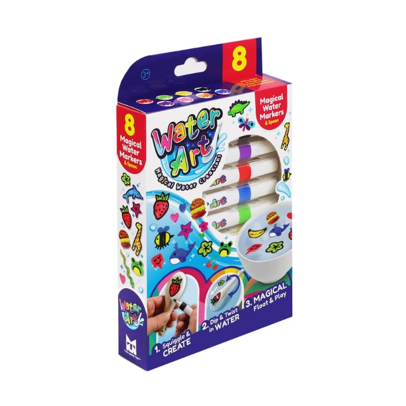 Watercolor Art Markers and Spatula - 8pcs thumbnail 5