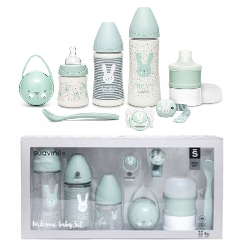 Suavinex - Hygge Welcome Pacifier Baby Set 0-6M - Green thumbnail 2