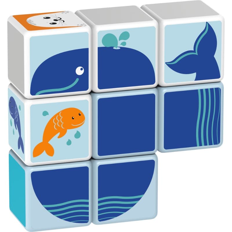 Geomag Magicube Printed Polar-Sea Animals + Cards 10 pcs thumbnail 2