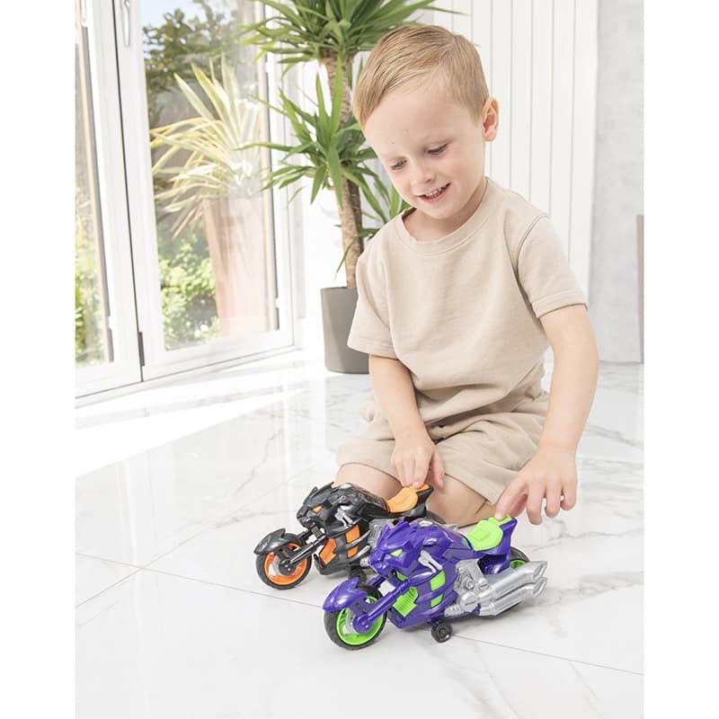 Teamsterz Monster Movers Tiger Motorcycle - Assorted thumbnail 2