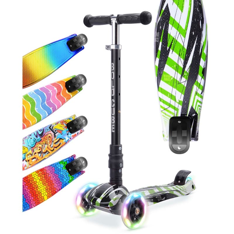 BOLDCUBE 3 Wheel Scooter Big Fold Swift Green thumbnail 5