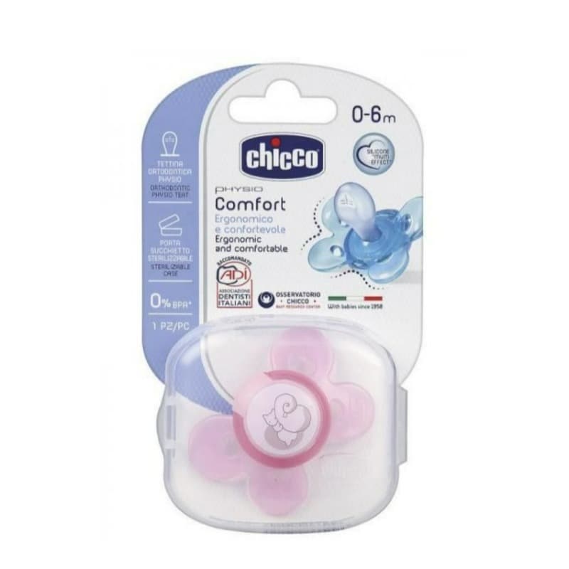 Chicco - Physio Comfort Soother 0-6m - Pink