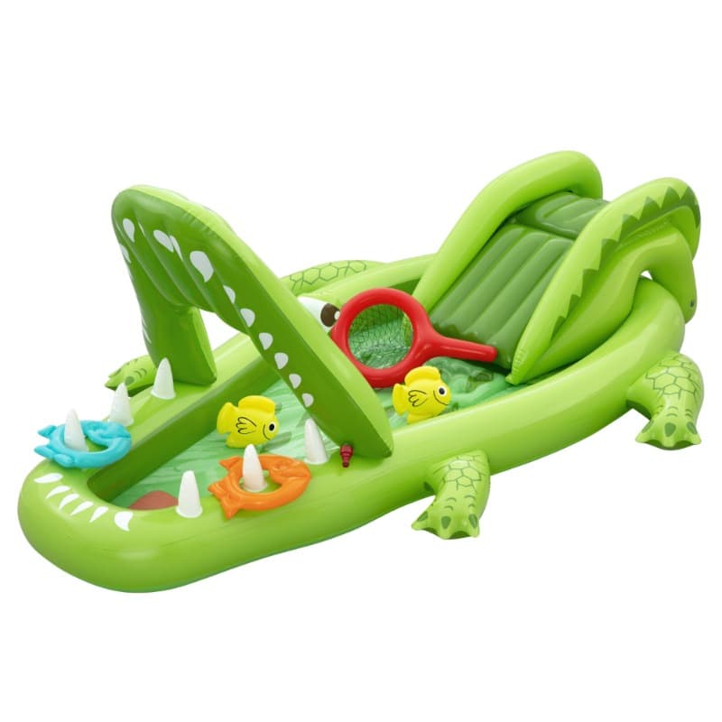 Bestway Later Gator Play Center – Inflatable Crocodile Slide Pool
