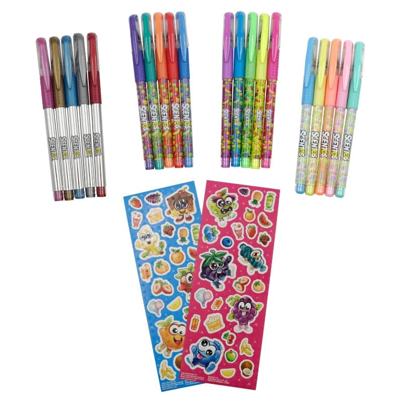 Scentos 20 Gel Pens With 2 Sticker Sheets thumbnail 2