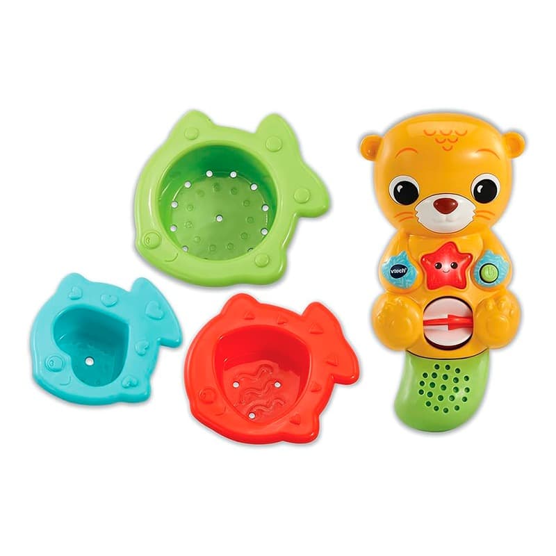 VTech Splashing Fun Otter Bath Toy for Kids with Lights and Music thumbnail 3