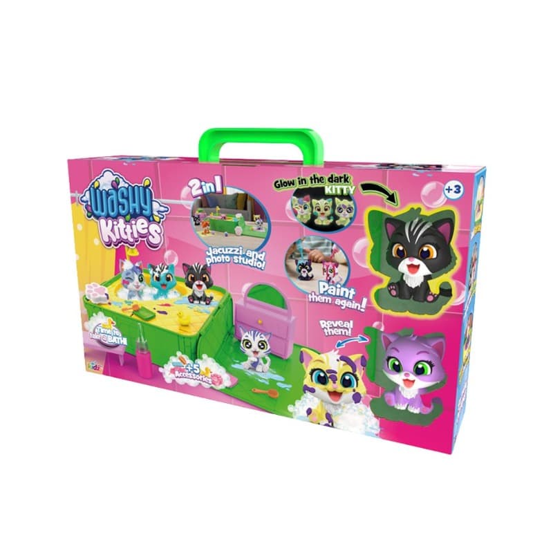Washy Kitties Jacuzzi Set With Two kitties and Amazing Accessories!