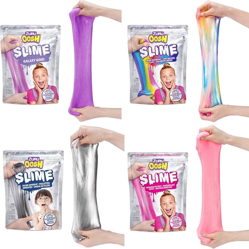 Zuru Osh Neon Rainbow Slime Glow in the Dark 500g thumbnail 2