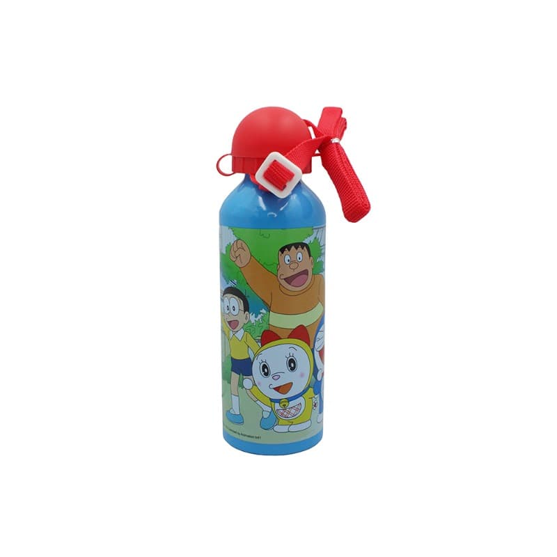 Doraemon Metal Water Bottle With Straps thumbnail 3