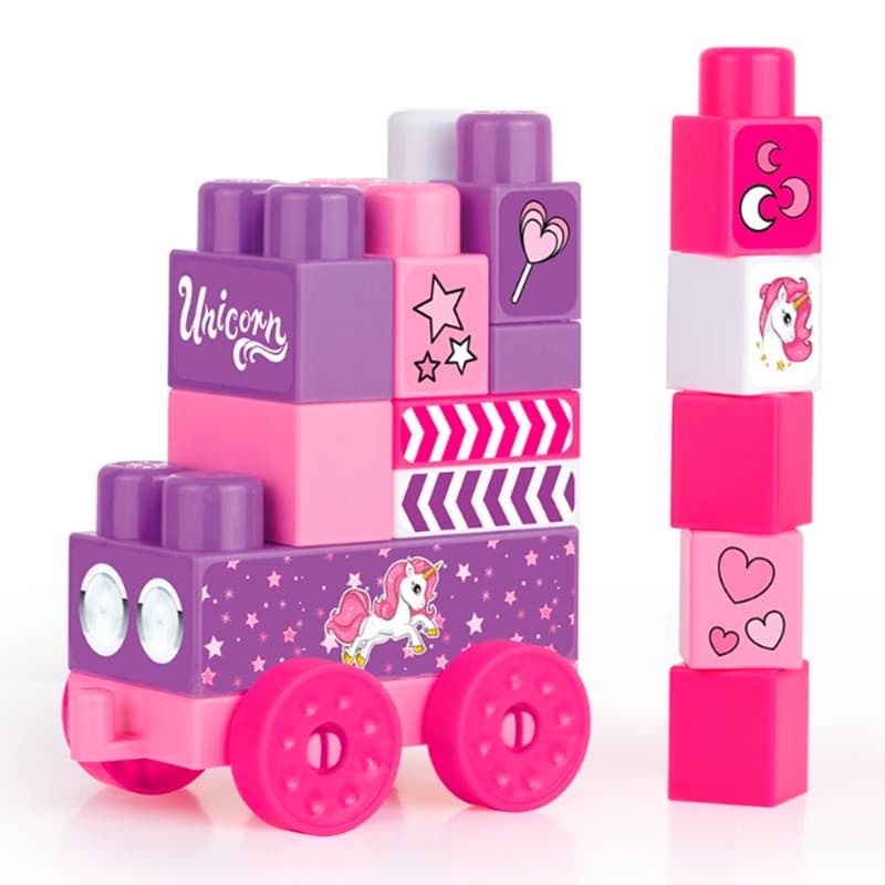 Dolu Unicorn Mega Blocks 20 Pcs thumbnail 2