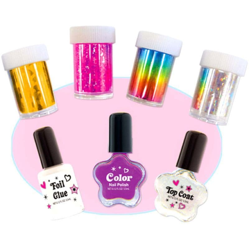 Tokkidas Rainbow Foil Nail Art For Girls thumbnail 2