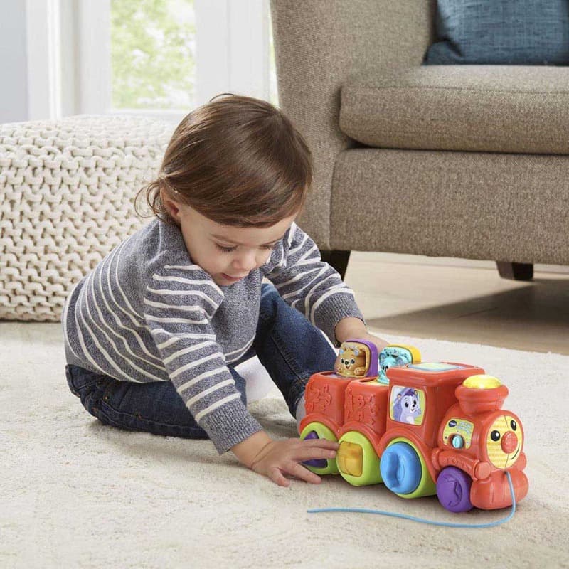 Vtech Pop And Sing Animal Train - Red thumbnail 5