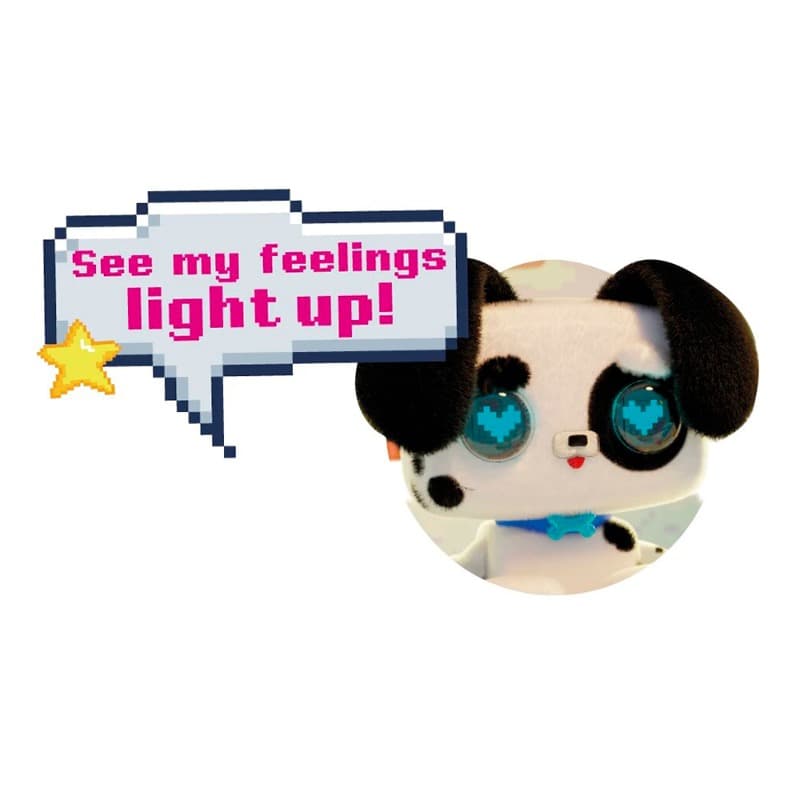 Pixel Hugs Electronic Plush - Black and White thumbnail 3